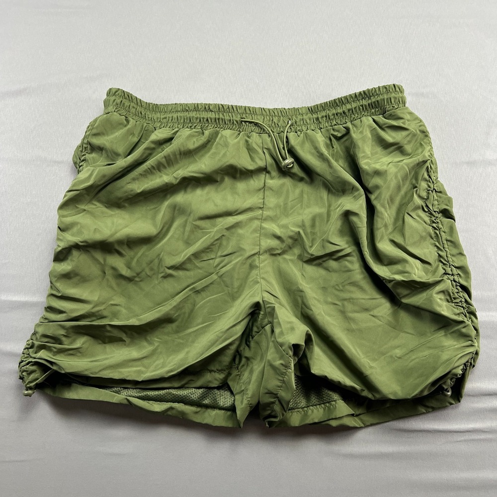 Jolie & Joy By FCT With Love Athletic Shorts Womens XL Olive Green Mesh Lined